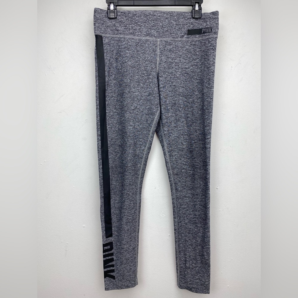 PINK Victoria’s Secret Yoga size Medium Women’s Gray Black Leggings